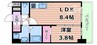 阪急神戸線/中津駅 徒歩10分 2階 1年未満 1LDKの間取り