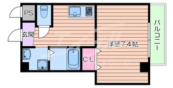 間取図 学研都市線<片町線>・JR東西線/放出駅 徒歩5分 4階 1年未満