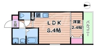 間取図 大阪メトロ中央線/緑橋駅 徒歩12分 1階 建築中