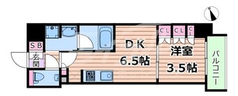 間取図 大阪メトロ谷町線/都島駅 徒歩3分 10階 1年未満