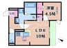 おおさか東線/城北公園通駅 徒歩14分 3階 1年未満 1LDKの間取り
