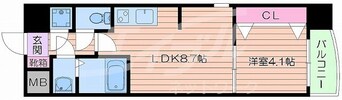 間取図 大阪メトロ御堂筋線/本町駅 徒歩5分 13階 築13年