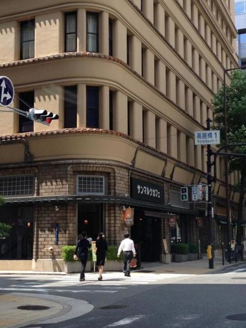 サンマルクカフェ大阪北浜店(その他飲食（ファミレスなど）)まで161m※サンマルクカフェ大阪北浜店 大阪メトロ堺筋線/北浜駅 徒歩2分 13階 築3年