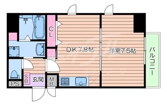 間取図 プランドール北浜