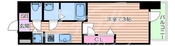 間取図 大阪メトロ堺筋線/北浜駅 徒歩7分 9階 築5年