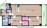 レクシア鶴見 1DKの間取り