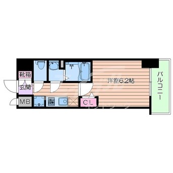 間取図 大阪メトロ谷町線/天満橋駅 徒歩5分 4階 築5年
