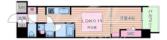 間取図 大阪メトロ谷町線/中崎町駅 徒歩5分 8階 築4年