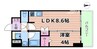 大阪メトロ谷町線/天満橋駅 徒歩1分 9階 1年未満 1LDKの間取り