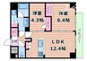 大阪メトロ谷町線/天満橋駅 徒歩3分 11階 1年未満 2LDKの間取り
