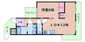 大阪メトロ今里筋線/清水駅 徒歩4分 5階 築35年 1LDKの間取り