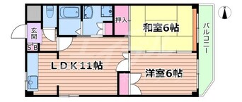間取図 大阪メトロ長堀鶴見緑地線/横堤駅 徒歩1分 4階 築30年