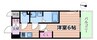 大阪メトロ御堂筋線/中津駅 徒歩8分 7階 1年未満 1Kの間取り