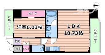 間取図 東海道本線<琵琶湖線・JR京都線>/東淀川駅 徒歩7分 7階 1年未満