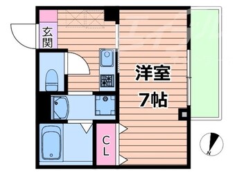 間取図 おおさか東線/城北公園通駅 徒歩10分 2階 1年未満