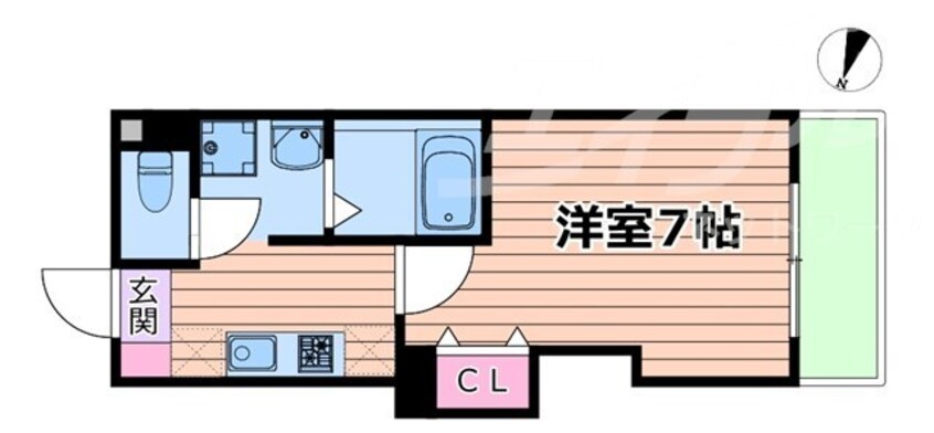 間取図 おおさか東線/城北公園通駅 徒歩10分 3階 1年未満