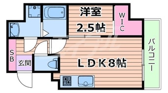 間取図 大阪メトロ谷町線/野江内代駅 徒歩11分 9階 建築中