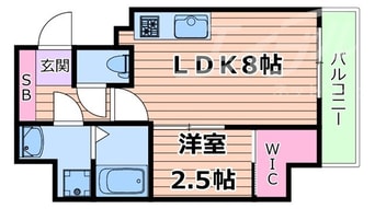 間取図 大阪メトロ谷町線/野江内代駅 徒歩11分 9階 建築中