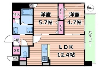 間取図 学研都市線<片町線>・JR東西線/徳庵駅 徒歩10分 2階 建築中