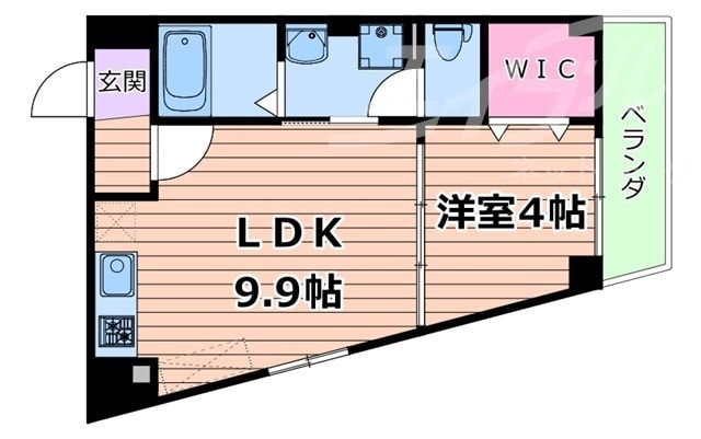 間取り図 大阪メトロ中央線/緑橋駅 徒歩9分 3階 1年未満
