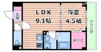 間取図 大阪メトロ中央線/緑橋駅 徒歩9分 3階 1年未満