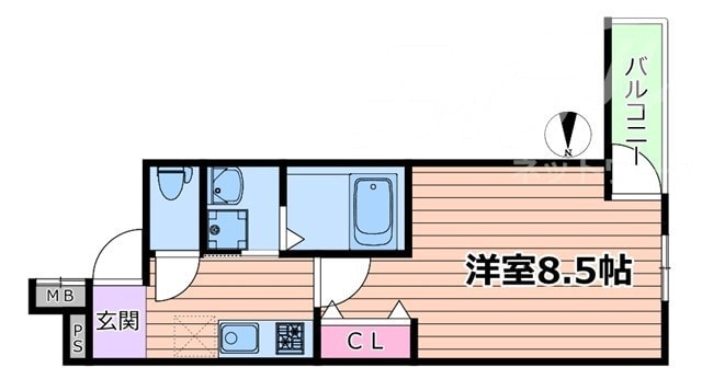 間取り図 学研都市線<片町線>・JR東西線/徳庵駅 徒歩7分 1階 建築中