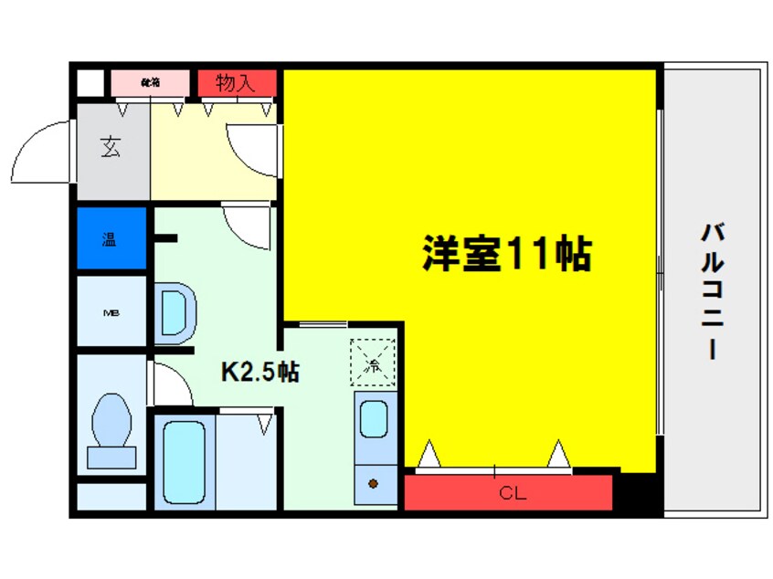 間取図 ヴィラ福島
