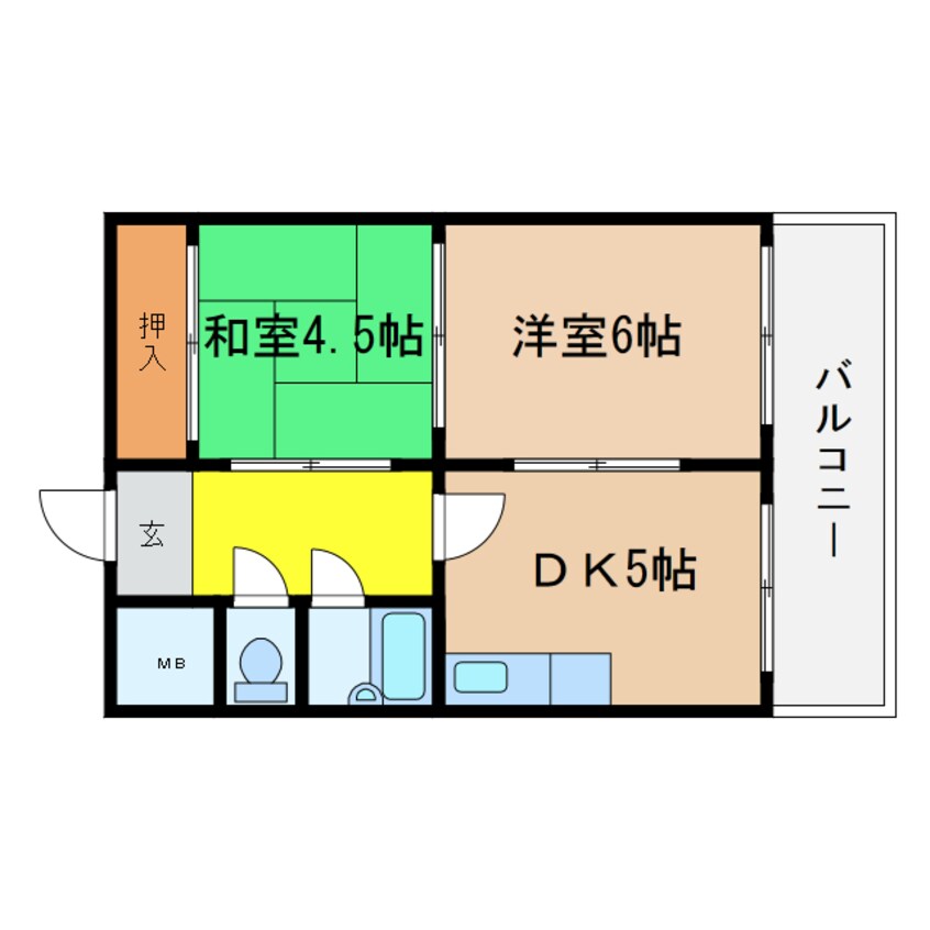 間取図 ブリリアンマンション