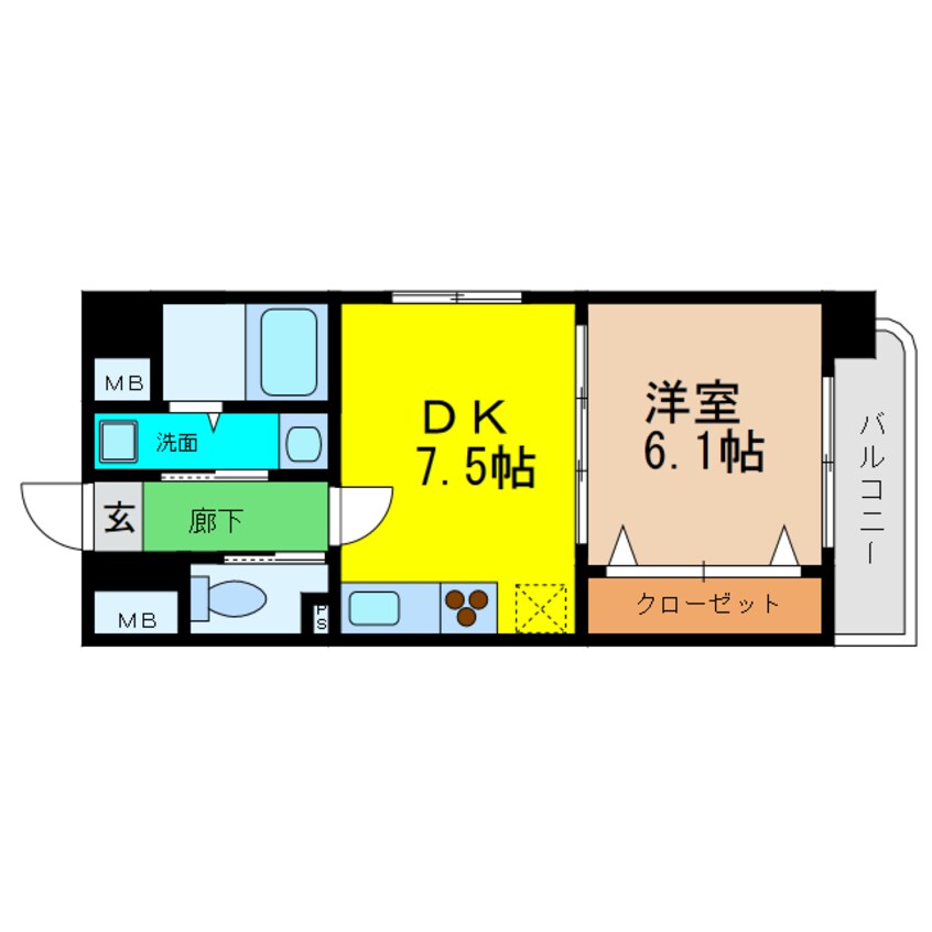 間取図 アルグラッド新福島