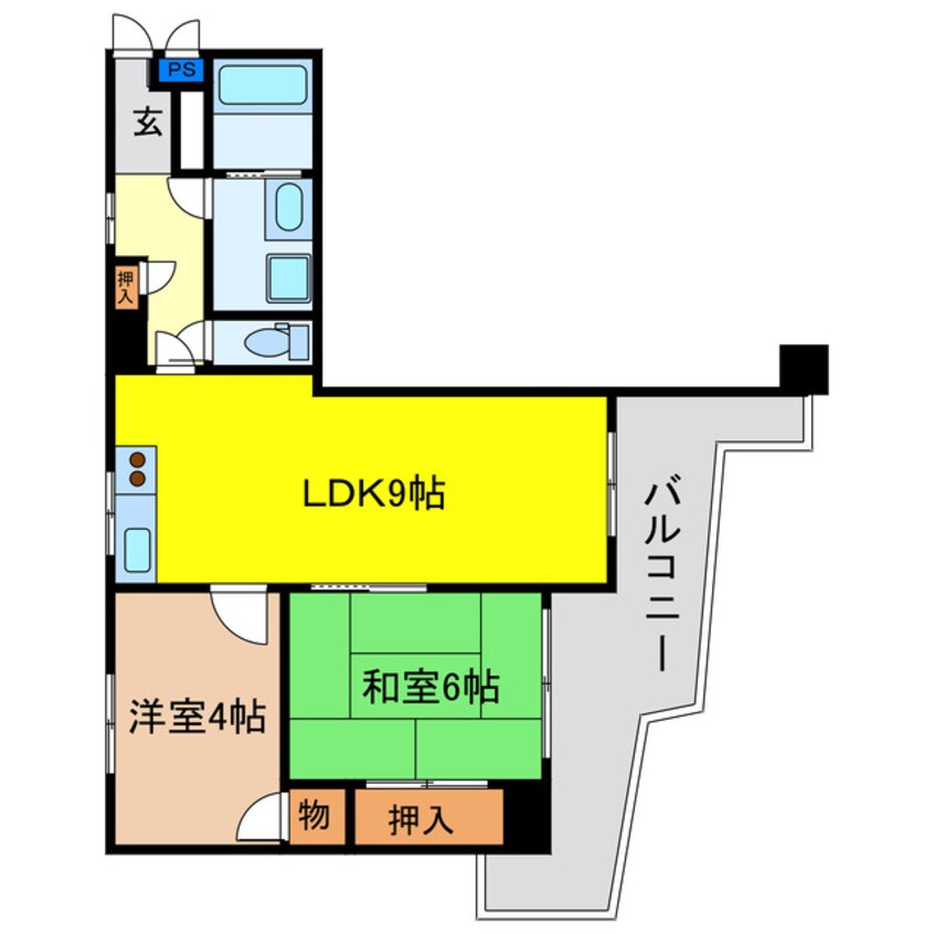 間取図 アメニティ福島