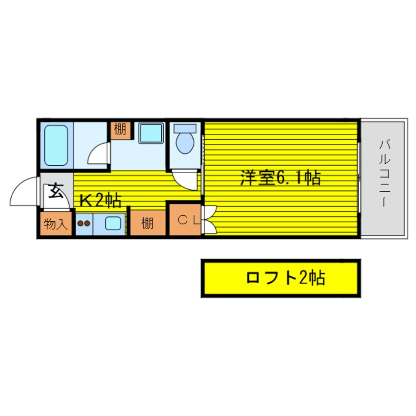 間取図 トリコット北梅田