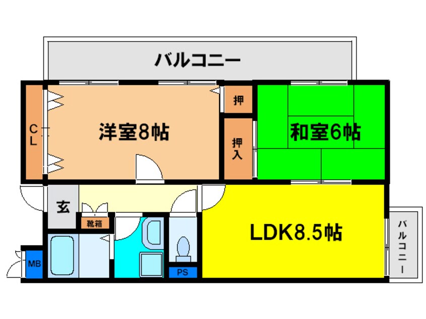 間取図 プラザ23