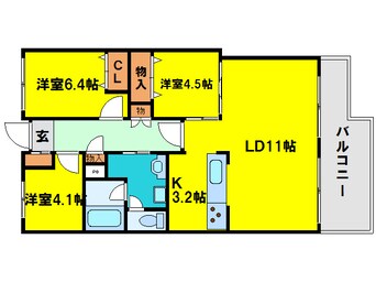 間取図 ラグザ大阪レジデンス