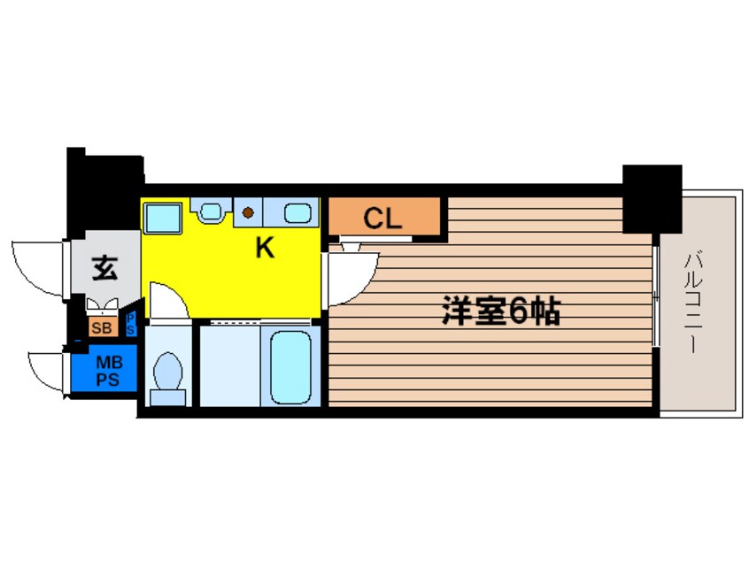 間取図 エスリード梅田西第3