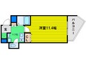 エイバー新野田の間取図