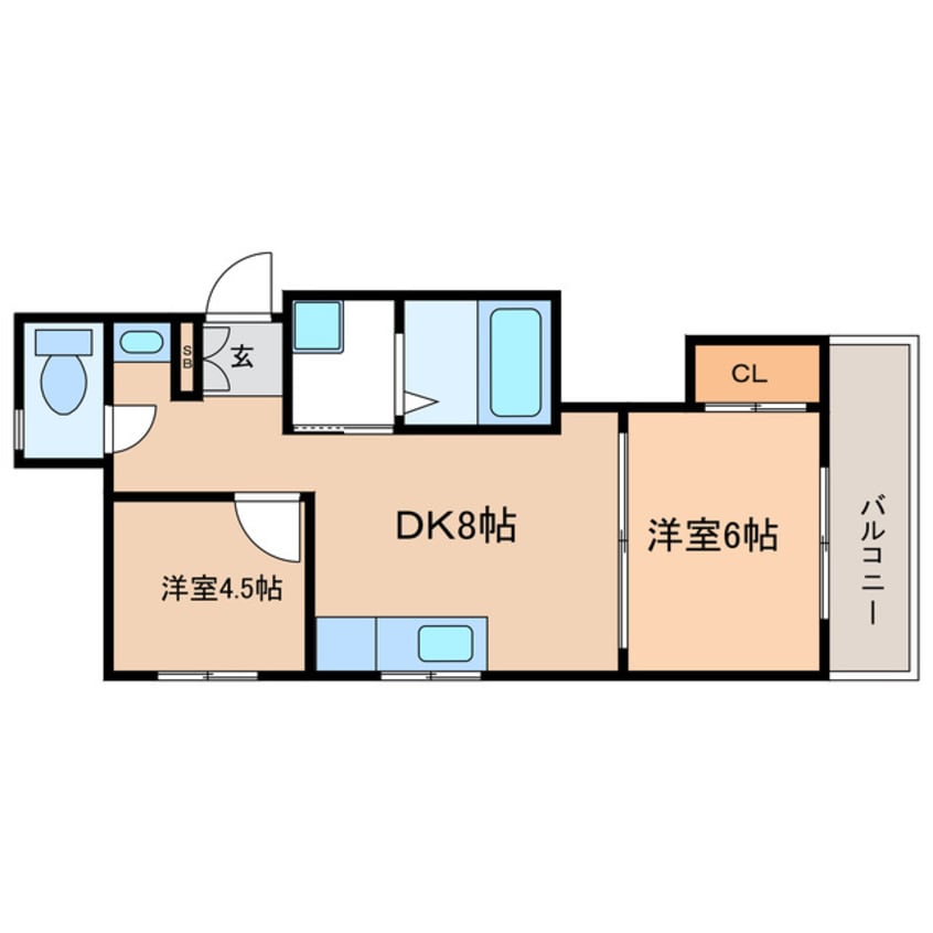 間取図 Mｓコート新福島