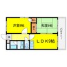ブルームコートⅡ 2LDKの間取り