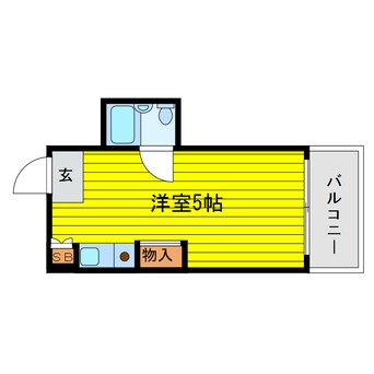 間取図 シャトー福島