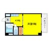 プレステージ堂島 1DKの間取り