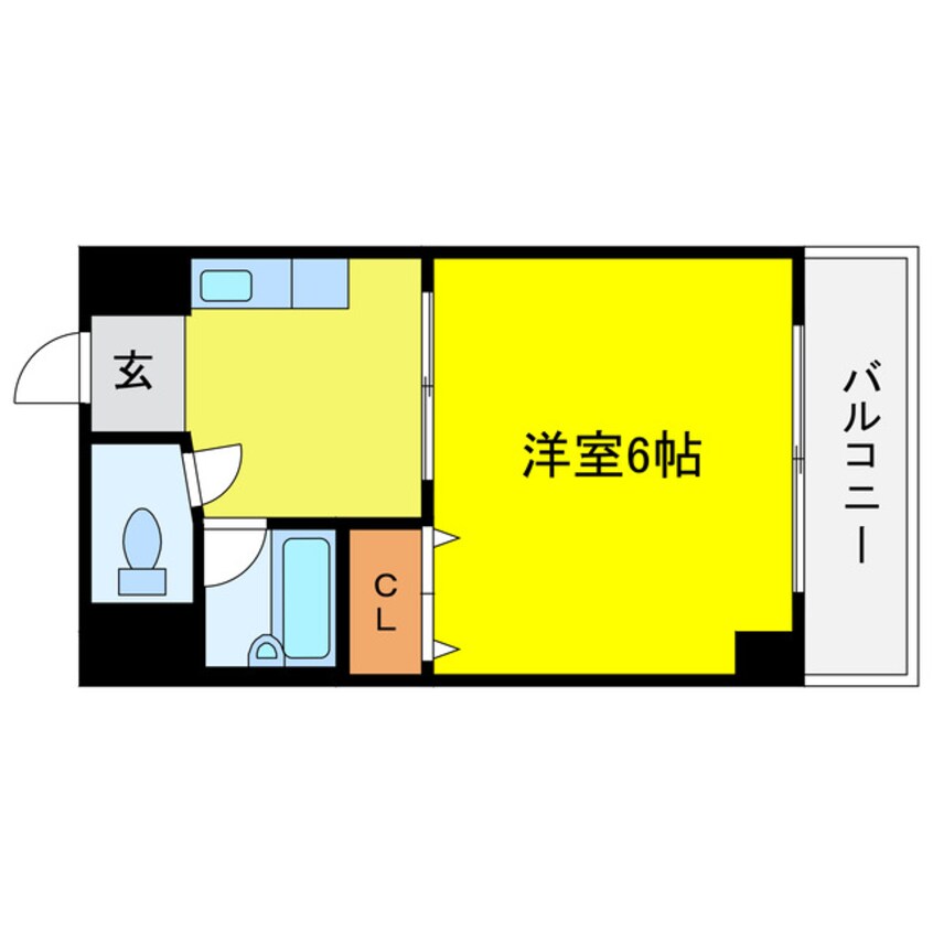 間取図 プレステージ堂島