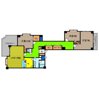 間取図 ビレッジアール大淀南