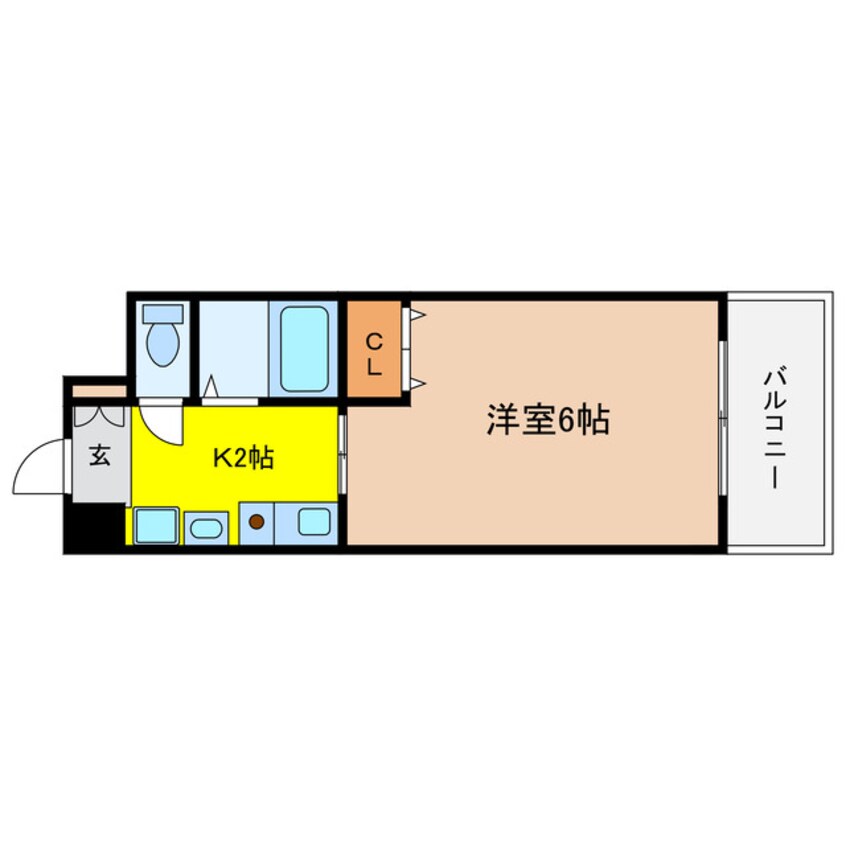 間取図 メゾンシティ鷺洲