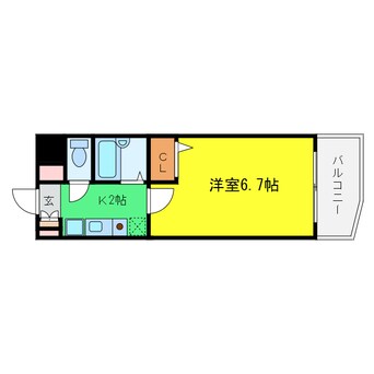 間取図 ファインコート新梅田