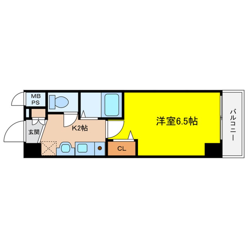 間取図 エスリード福島第3