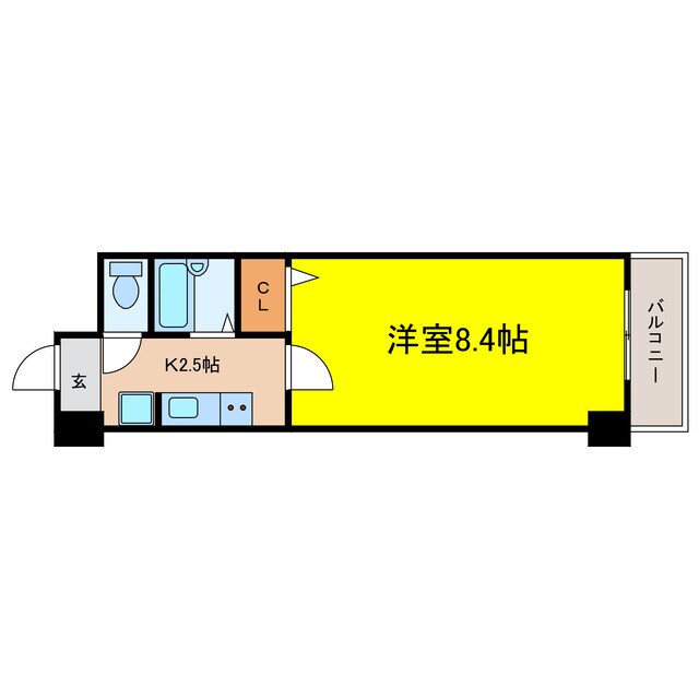 間取り図 ドミール江戸堀