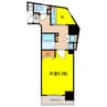 エイペックス中之島南 1Kの間取り