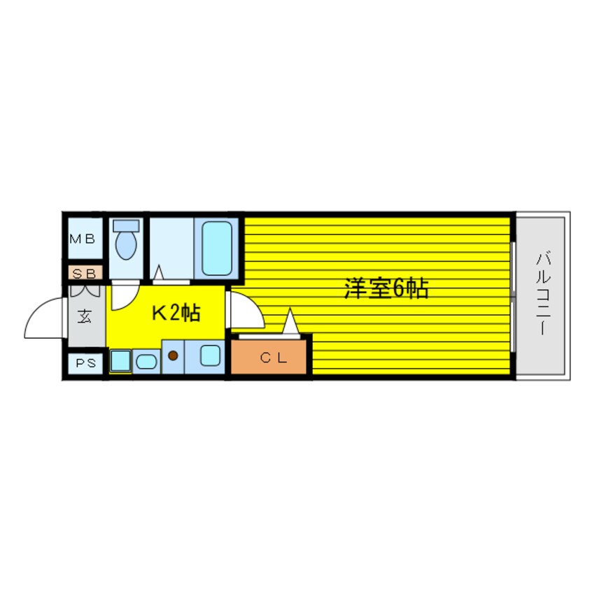 間取図 エスリード新梅田