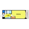 エスリード新梅田 1Kの間取り