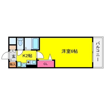 間取図 エスリード新梅田