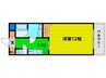 ロジュマン松原 1Kの間取り